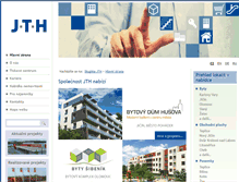Tablet Screenshot of jth.cz
